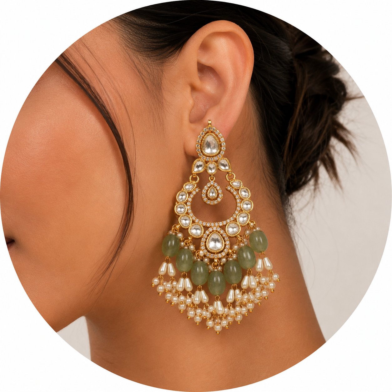 Chandbali earrings